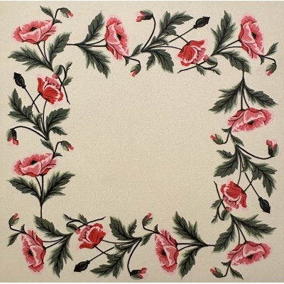 SQUARE PRINTED EMBROIDERY 03.26