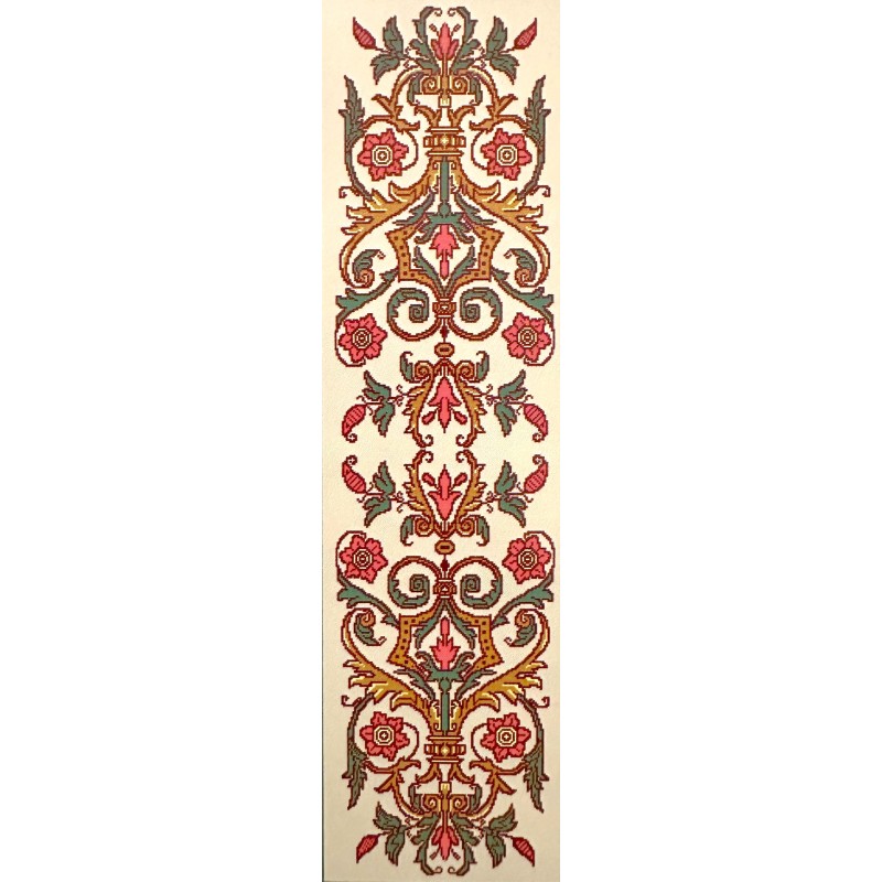 RECTANGLE PRINTED EMBROIDERY 45 x 130 cm (33.27)