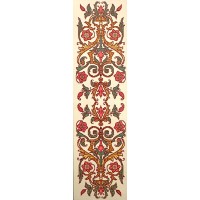 RECTANGLE PRINTED EMBROIDERY 45 x 130 cm (33.27)