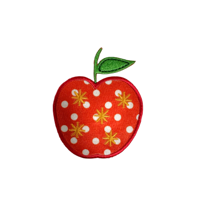 IRON ON PATCH child APPLE 5 x 5 cm