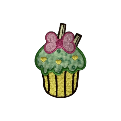 IRON ON PATCH child muffin 5 x 5 cm
