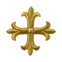 EMBROIDERED CROSS MOTIF