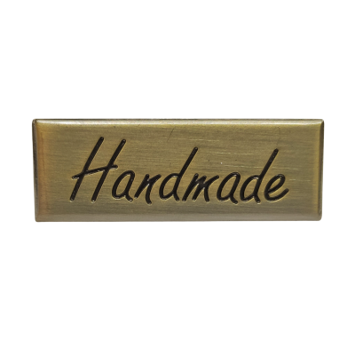 LABEL " HANDMADE " METAL CLIP
