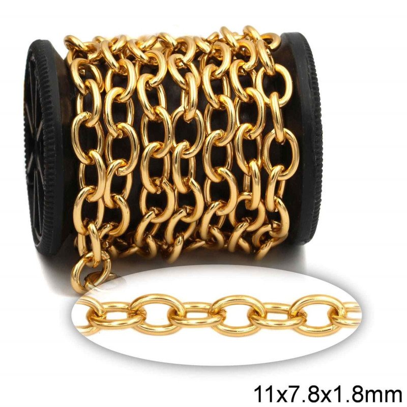 ΑΛΥΣΙΔA 8 cm για τσαντες