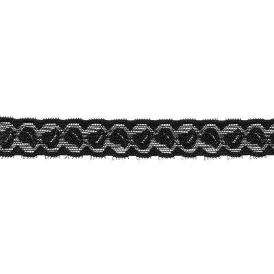 ELASTIC TRICOT LACE  20 mm leafs