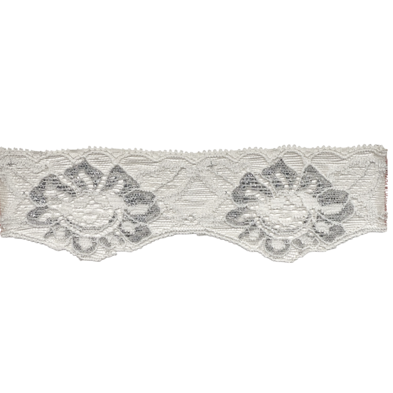 ΕΛΑΣΤΙΚΗ ΔΑΝΤΕΛΑ 50 mm με ασημι