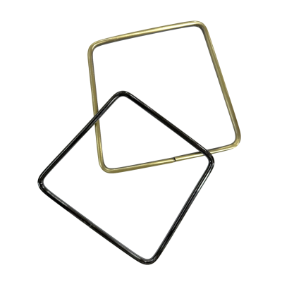 SQUARE METALLIC HANDLE LINK FOR BAGS