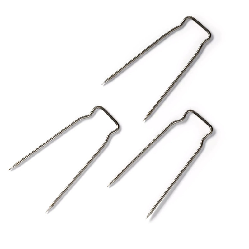 Loose cover pins, double-pointed, silver-coloured