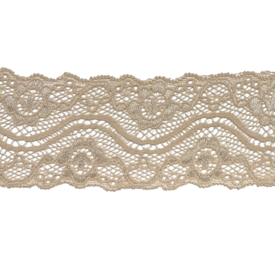 ELASTIC TRICOT LACE  65 mm DOUBLE