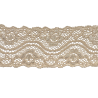 ELASTIC TRICOT LACE  65 mm DOUBLE
