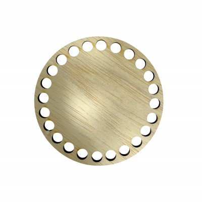 WOODEN CIRCLE BAG BOTTOM