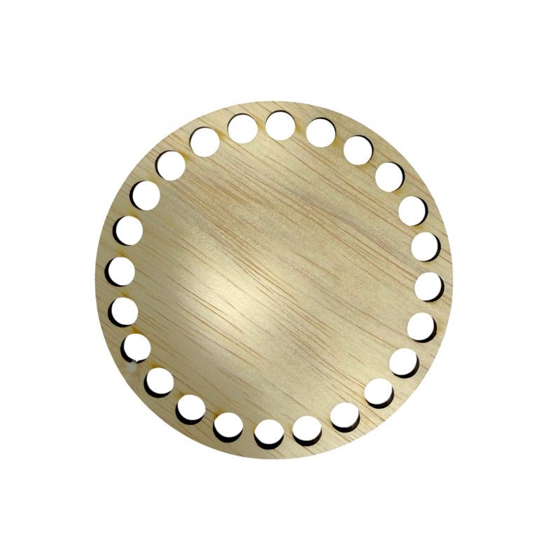 WOODEN CIRCLE BAG BOTTOM