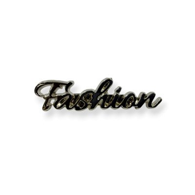 LABEL " FASHION " METAL CLIP repouse