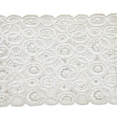 ELASTIC TRICOT LACE  130 mm ecru