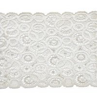 ELASTIC TRICOT LACE  130 mm ecru