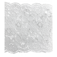ELASTIC TRICOT LACE  150 mm ecru