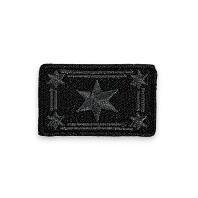 IRON ON PATCH RECTANGLE MEDIUM   "Star"