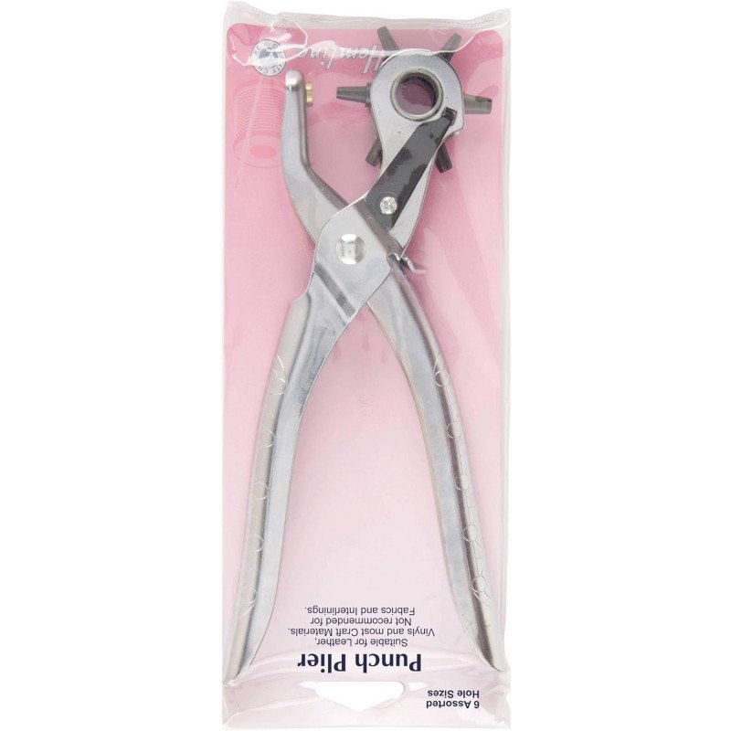 PUNCH PLIERS WITH 6 HOLE SIZES hemline 893