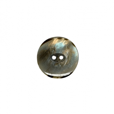 IVORY BROWN PLASTIC BUTTON