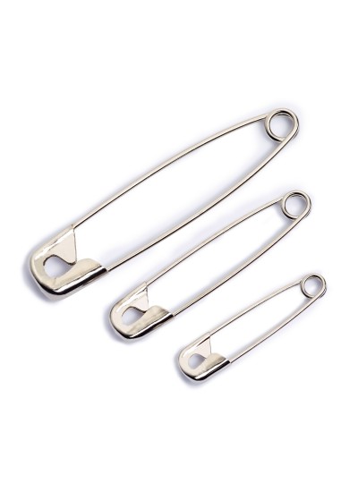 SAFETY PINS 23 mm , No 2/0 , Α' , SILVER