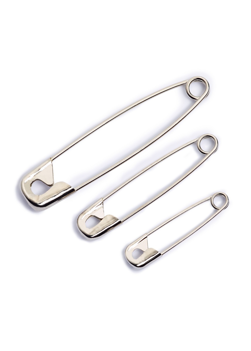 SAFETY PINS 50 mm , No 3 , Α' , SILVER