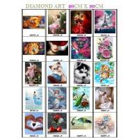 DIAMOND ART MOSAIC 20 x 30 cm