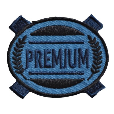 IRON ON PATCH ROUND BIG "PREMIUM"