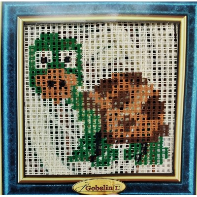 ΚΕΝΤΗΜΑ ΚΑΡΔΑΚΙ ΚΙΤ ART.06  14 x 14 cm GOBELIN