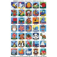 ΚΕΝΤΗΜΑ ΚΑΡΔΑΚΙ ΚΙΤ ART.06  14 x 14 cm GOBELIN