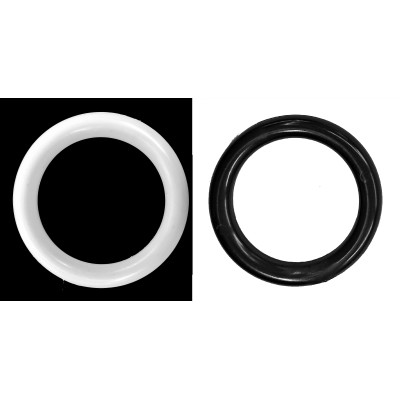 ΚΡΙΚΟΣ ΚΟΥΡΤΙΝΑΣ 35 mm ΠΛΑΣΤΙΚΟΣ ΛΕΥΚΟ, ΜΑΥΡΟ