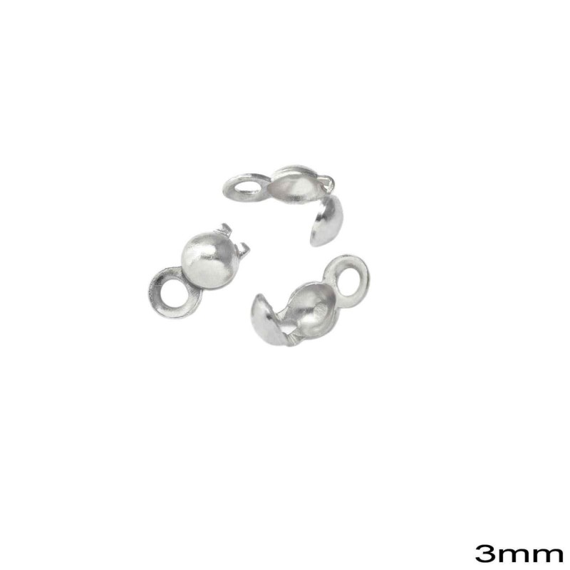 BRASS CLAMSHELL END TIP 3MM