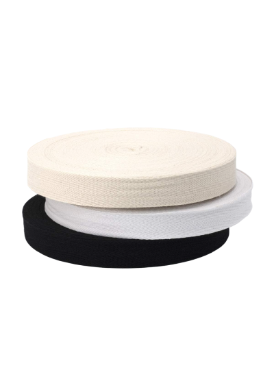 COTTON WOVEN TAPE - 10 - 30 mm