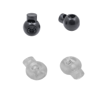 PLASTIC  ROUND CORD STOPPER, 22 mm