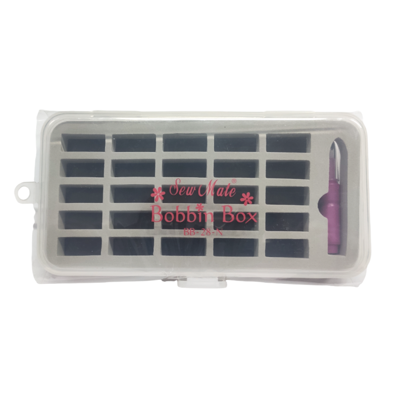 BOBBIN BOX PLASTIC CASE + STITCH REMOVER