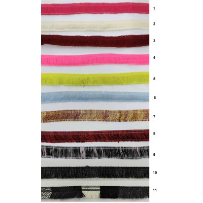 FRINGE ACRYLIC TRIMMING 30 mm BRIGHT COLORS