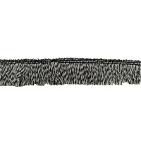 FRINGE ACRYLIC TRIMMING 30 mm GREY