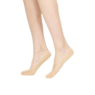 SHOE-LINERS IN COMFORTABLE MICROFIBRE & ELASTANE 2 PAIRS