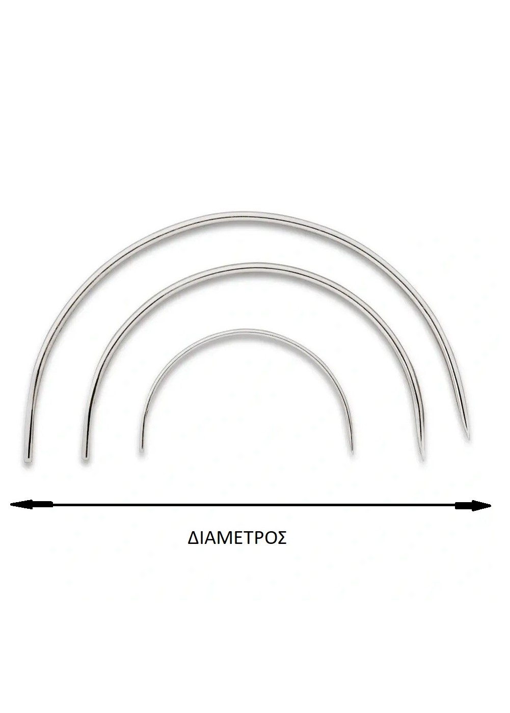 UPHOLSTERY NEEDLES , CURVED thin