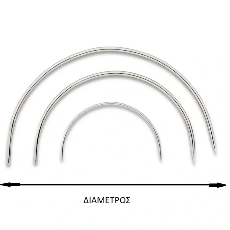 UPHOLSTERY NEEDLES , CURVED thin