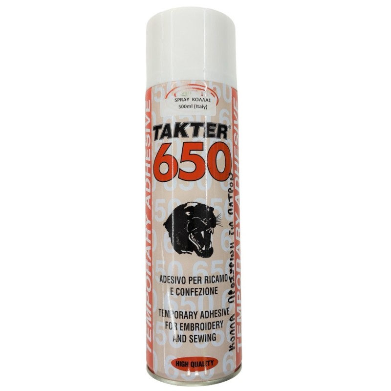 ΠΡΟΣΩΡΙΝΗ ΚΟΛΛΑ ΣΠΡΕΙ 500 ml TAKTER 650