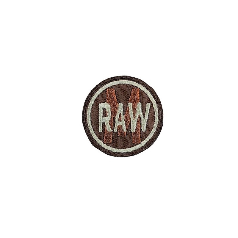IRON ON PATCH ROUND MEDIUM