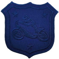 IRON ON PATCH SQUARE BIG ΒΙΚΕ