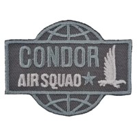 IRON ON PATCH ROUND BIG  "COLOR AIR SQUAD"