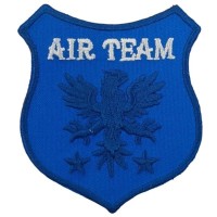 IRON ON PATCH SQUARE BIG "AIR TEAM"