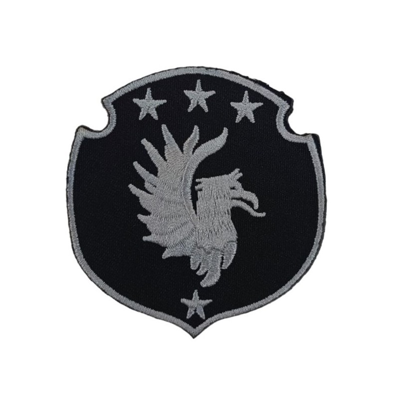 IRON ON PATCH SQUARE BIG STARS