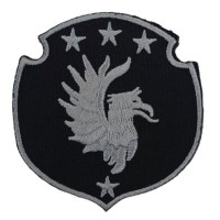 IRON ON PATCH SQUARE BIG STARS