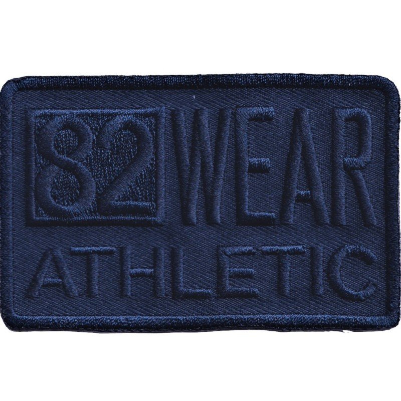IRON ON PATCH RECTANGLE XL "82 WEAR ATHLETIC"