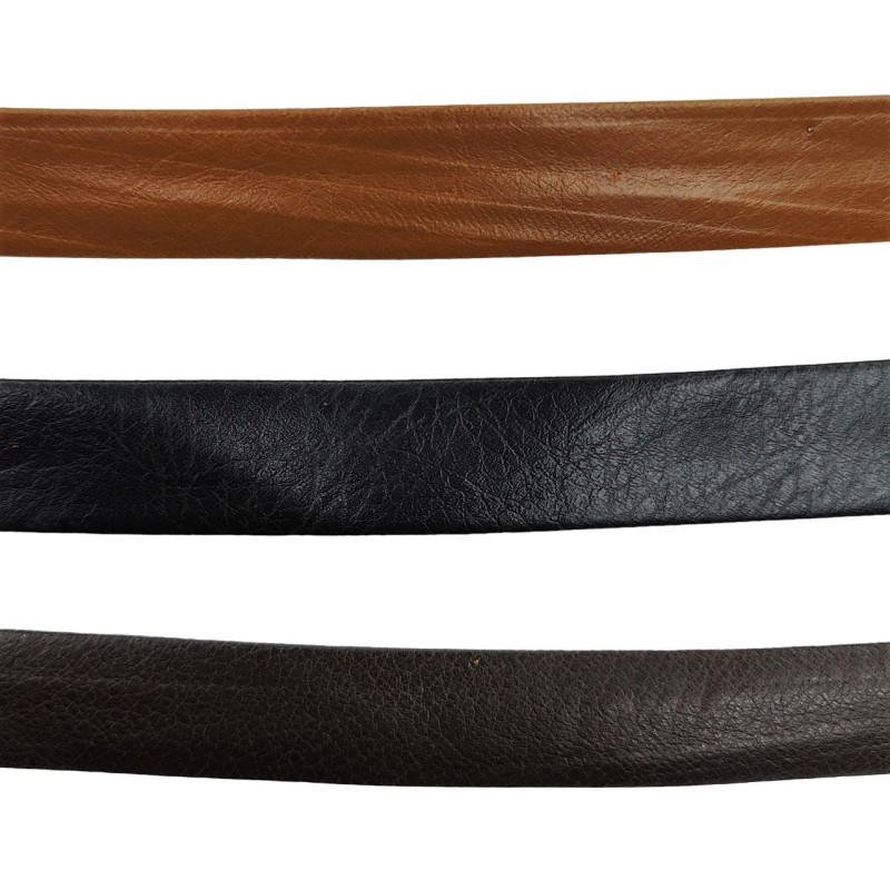 ΡΕΛΙ ΔΕΡΜΑΤΙΝΟ 16 εως 20 mm ΛΟΞΟ