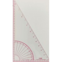 PLASTIC TRIANGLE RULER 22 x 36 cm