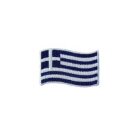 THERMOADHESIVE GREEK FLAG - 5 x 3 cm